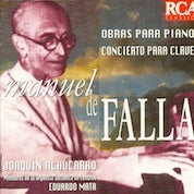 Falla: Obras Para Piano, Concierto Para Clave / Joaquin Achucarro, Eduardo Mata