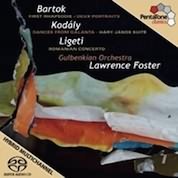 Bartok: First Rhapsodie, Deux Portraits; Kodaly, Ligeti / Foster, Gulbenkian Orchestra