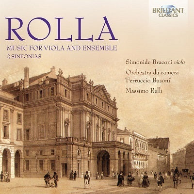 Alessandro Rolla: Music for Viola and Ensemble
