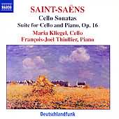 Saint-Saëns: Cello Sonatas no 1 & 2, etc / Kliegel, et al