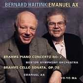 Brahms: Piano Concerto No 2, Cello Sonata / Ax, Ma, Haitink