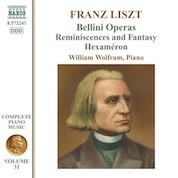 Liszt: Complete Piano Music Vol 31 - Bellini Operas