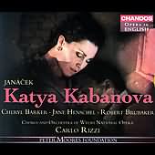 Opera In English - Janácek: Katya Kabanova / Rizzi, Barker