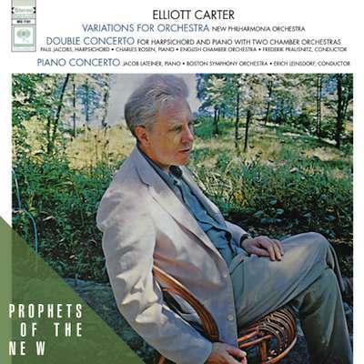 Carter: Variations for Orchestra, Double Concerto, Piano Concerto / Jacobs, Rosen, Lateiner