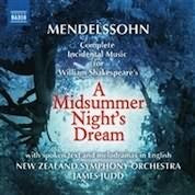 Mendelssohn: Midsummer Night's Dream / Judd, New Zealand Symphony Orchestra