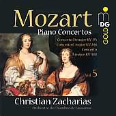 Mozart: Piano Concertos Vol 5 / Christian Zacharias, Lausanne Chamber Orchestra