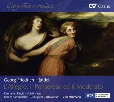 Handel: L'Allegro, il Penseroso ed il Moderato / Neumann, Doyle, Keohane, Hulett
