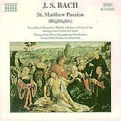 Bach: St. Matthew Passion (Highlights) / Géza Oberfrank