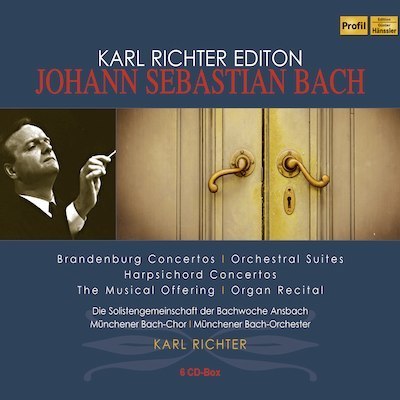 Karl Richter Edition - Bach: Brandenburg Concertos, Orchestral Suites, Concertos, Musical Offering, Organ Recital