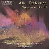Pettersson: Symphonies No 8 & 10 / Segerstam, Noorköping So