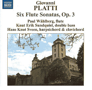 Platti: Six Flute Sonatas Op 3 / Wahlberg, Sundquist, Sveen