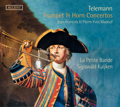 Telemann: Trumpet & Horn Concertos / Kuijken, Madeuf, Madeuf, La Petite Bande