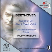 Beethoven: Symphonies No 3 & 8 / Masur, Et Al