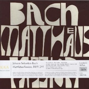 Bach: St. Matthew Passion / Mauersberger, Schreier [Vinyl]