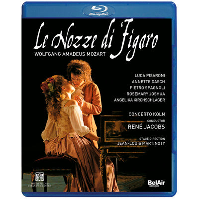 Mozart: Le nozze di Figaro / Pisaroni, Jacobs, Concerto Koln [Blu-ray]