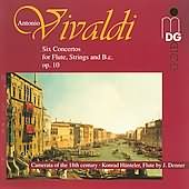 Vivaldi: Six Flute Concertos Opus 10 / Konrad Hunteler, Et Al