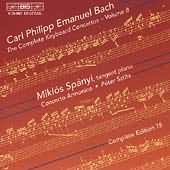 C.P.E. Bach: Complete Keyboard Concertos Vol 8 / Spányi