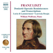 Liszt: Complete Piano Music, Vol 27 / William Wolfram