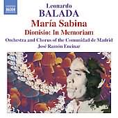 Leonardo Balada: Maria Sabina, Etc / Encinar, Et Al