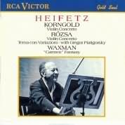 Korngold, Rozsa: Violin Concertos; Waxman / Jascha Heifetz