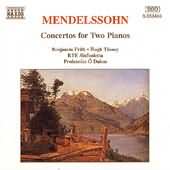 Mendelssohn: Concertos For Two Pianos / Frith, Tinney, Et Al