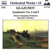 Glazunov: Orchestral Works Vol 15 / Anissimov, Moscow So
