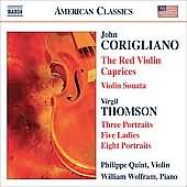 American Classics - Corigliano: The Red Violin Caprices / Quint, Wolfram