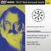 Auryn Series Vol X - Johannes Brahms: Piano Quintet