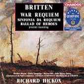 Britten: War Requiem, Sinfonia Da Requiem, Etc / Hickox