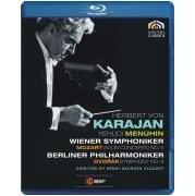 Mozart: Violin Concerto no 5; Dvorak: Symphony no 9 / Karajan, Menuhin [Blu-ray]