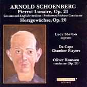 Schoenberg: Pierrot Lunaire, Etc / Shelton, Da Capo Chamber