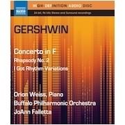 Gershwin: Concerto In F, Rhapsody No 2, I Got Rhythm Variations / Orion Weiss [blu-ray Audio]