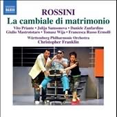 Rossini: La Cambiale Di Matrimonio / Franklin, Priante, Samsonova, Zanfardino, Mastrototaro
