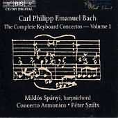 C.P.E. Bach: Complete Keyboard Concertos Vol 1 / Spányi