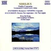 Sibelius: Violin Concerto;  Svendsen, Et Al / Kang, Leaper