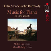 Mendelssohn: Music For Piano For 2 And 4 Hands/ Mi-joo Lee, Klaus Hellwig
