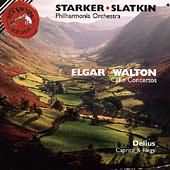Elgar, Walton: Cello Concertos;  Delius / Starker, Slatkin