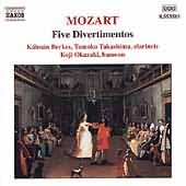 Mozart: Five Divertimentos / Berkes, Takashima, Okazaki