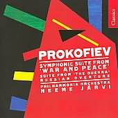 Prokofiev: War And Peace Suite, Etc / Jarvi, Philharmonia Orchestra