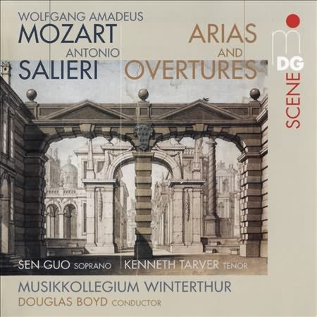 Mozart,   Salieri: Arias And Overtures / Guo, Tarver, Boyd, Musikkollegium Winterthur