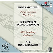 Beethoven: Piano Concertos No 2 & 4 / Kovacevich, Davis, BBC SO