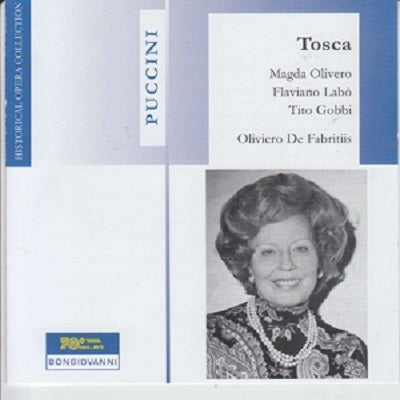 Puccini: Tosca / De Fabritis, Olivero, Labo, Gobbi, Maddelana, Carbonari, Palma