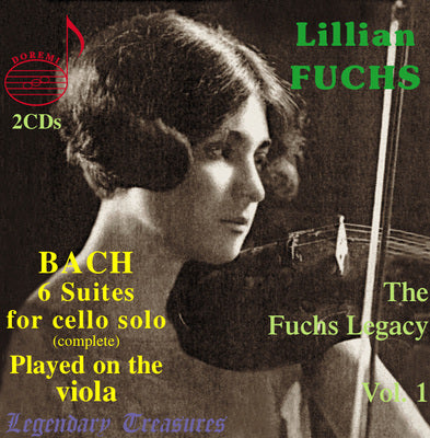 Legendary Treasures - Bach: 6 Suites For Cello / Fuchs