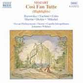 Mozart: Così Fan Tutte Highlights / Johannes Wildner, Et Al