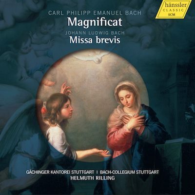 C.P.E. Bach: Magnificat; J.L. Bach: Missa Brevis / Rilling, Bach Collegium Stutrgart