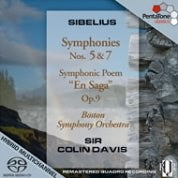 Sibelius: Symphonies No 5 & 7, Etc / Sir Colin Davis, Bso