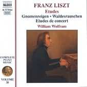 Liszt: Complete Piano Music Vol 20 - Etudes / Wolfram