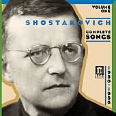 Shostakovich: Complete Songs Vol 1 / Buryukova, Serov, Et Al