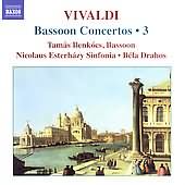 Vivaldi: Bassoon Concertos Vol 3 / Benkócs, Drahos, Et Al
