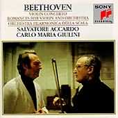 Beethoven: Violin Concerto, Romances / Accardo, Giulini